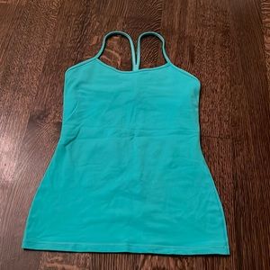 Lululemon Power Y Tank size 8 in Teal